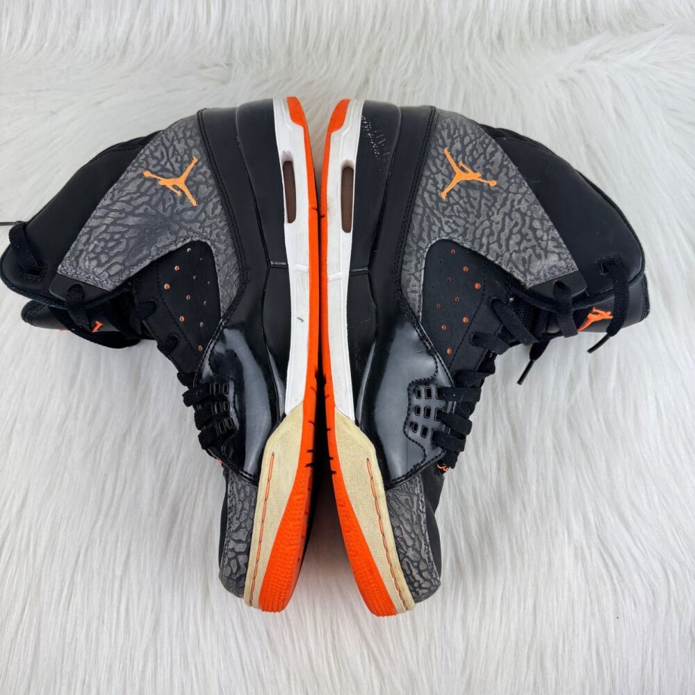Nike Jordan Basketball Sneakers Shoes 538698-032 SC-1 Sz 11 Black Orange Gray - Picture 6 of 15